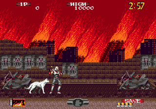 Shadow Dancer screenshot 2 for Sega Mega Drive